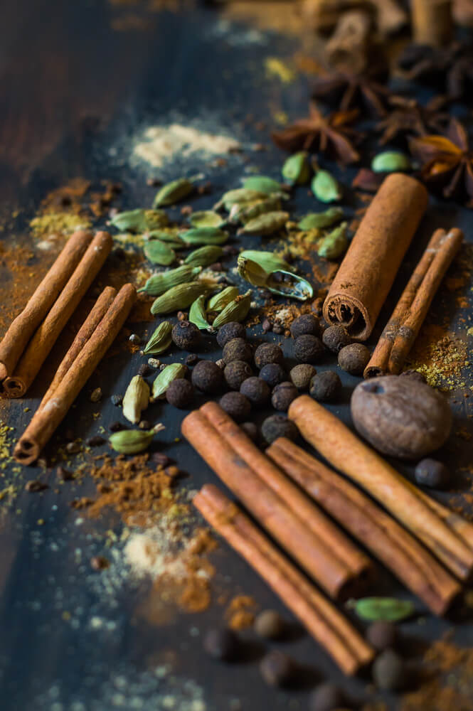 Spices for making Pumpkin Pie Spice mix