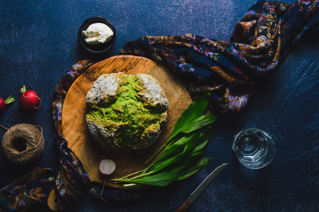 wild garlic irish soda bread