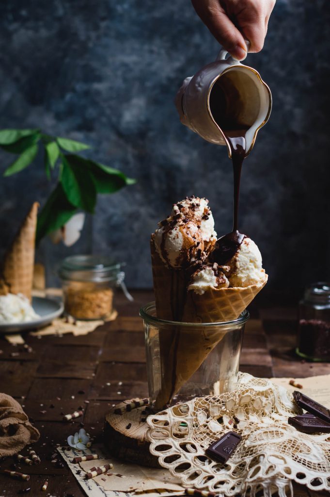 No Churn Bourbon Vanilla Ice Cream