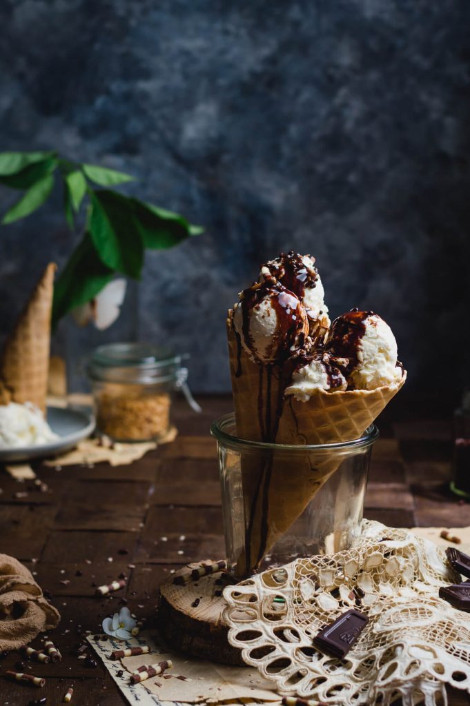 no-churn vanilla ice cream