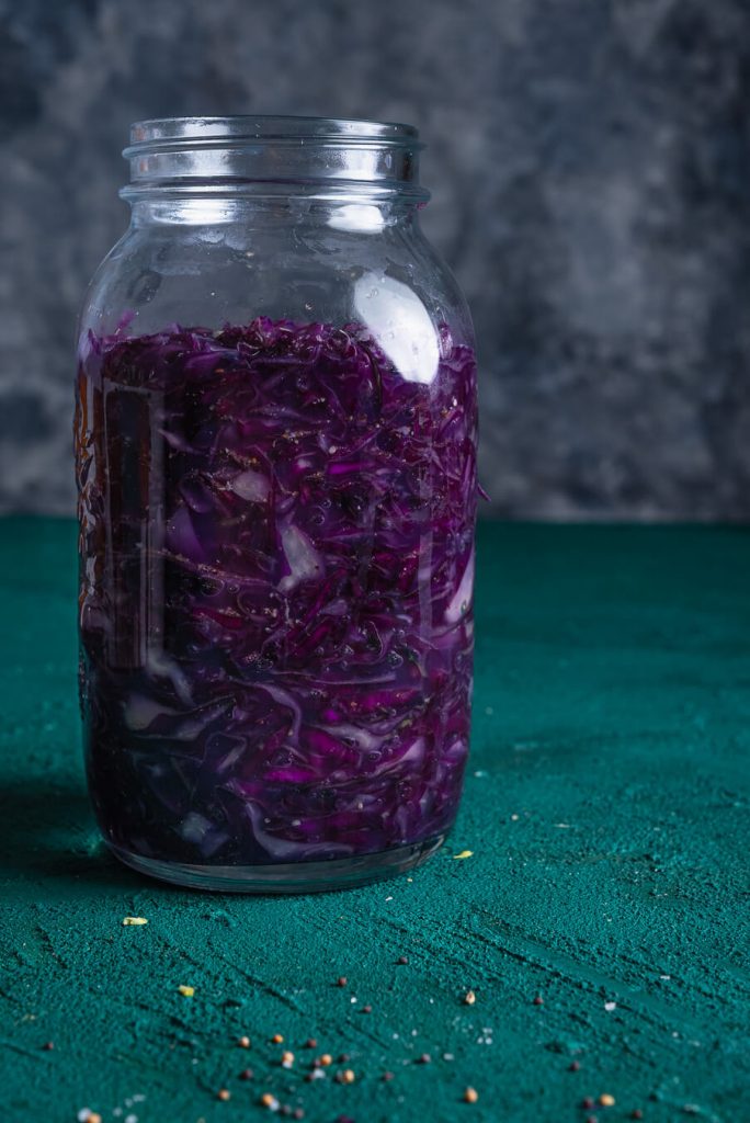 red cabbage sauerkraut