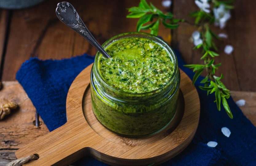 wild garlic and dill pesto recipe