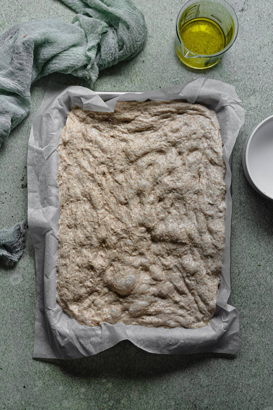 NoKnead Overnight Whole Wheat Focaccia Food and Mood