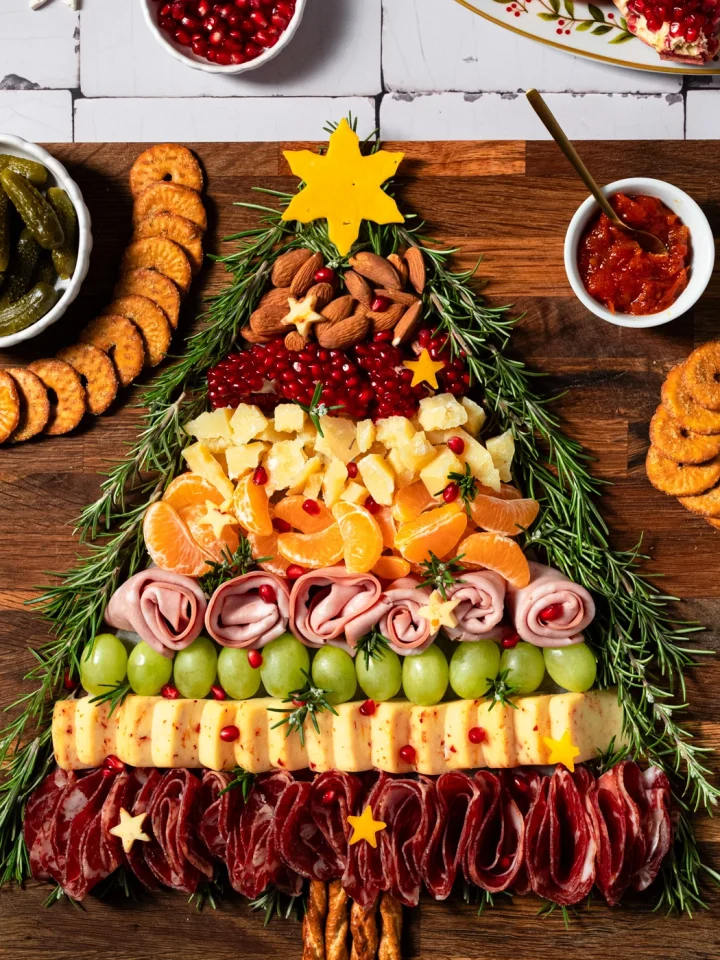 Christmas Tree Cheese Board