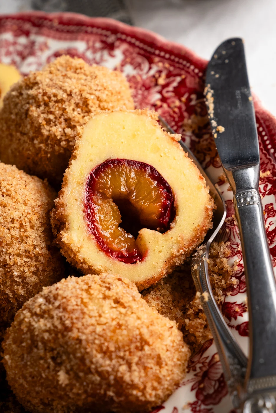 Croatian plum dumplings