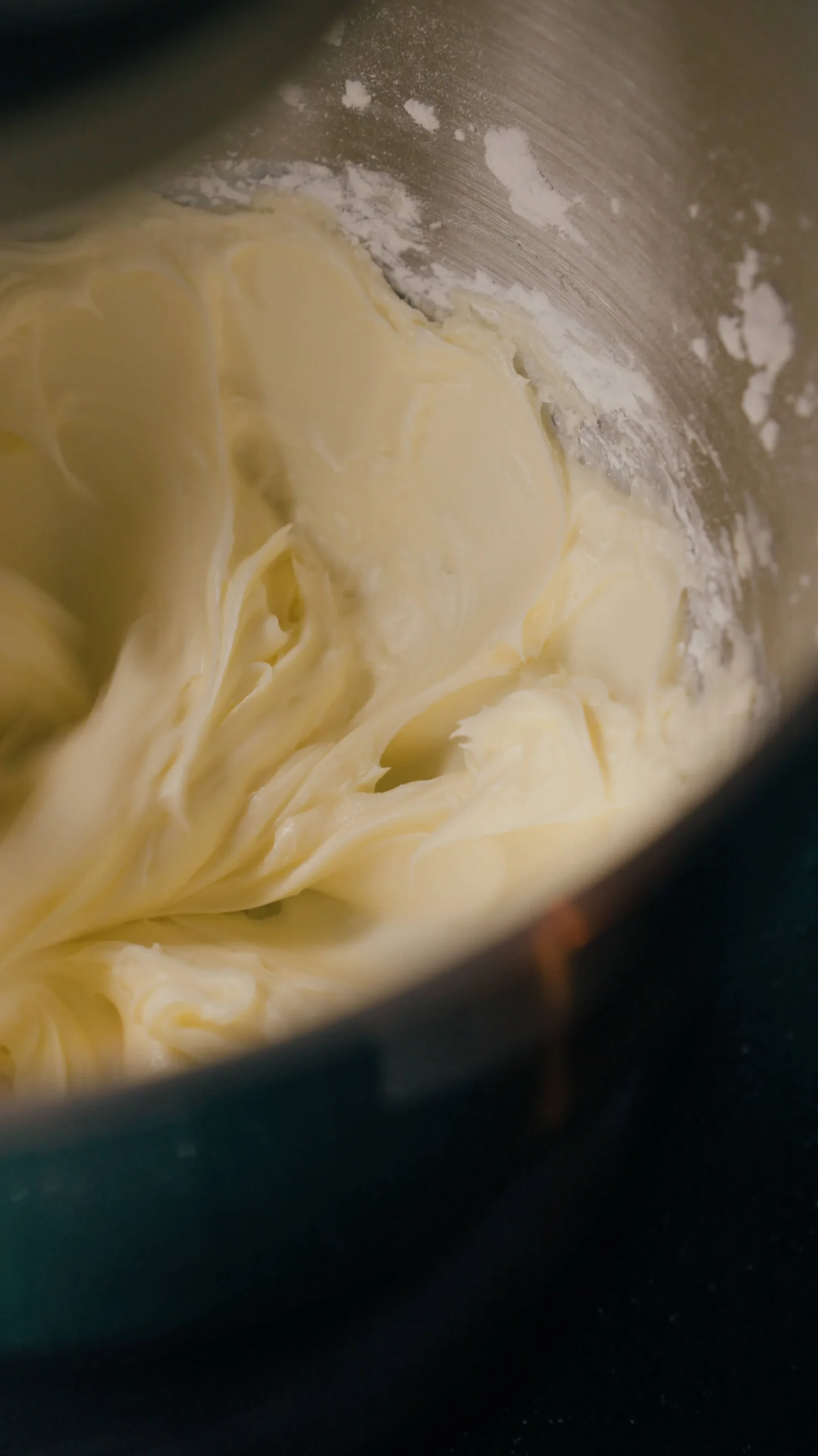 creaming butter and sugar