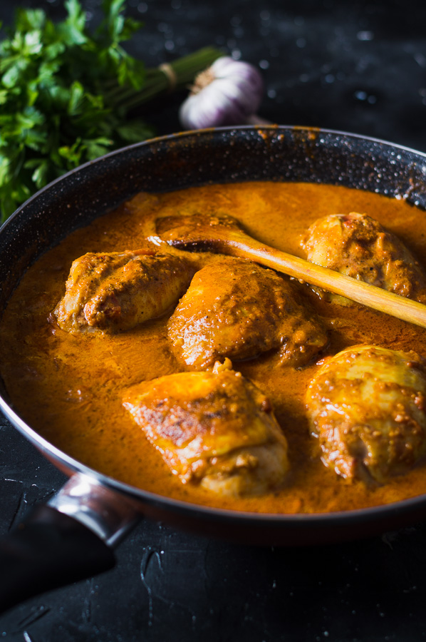 curry piletina - proces kuhanja
