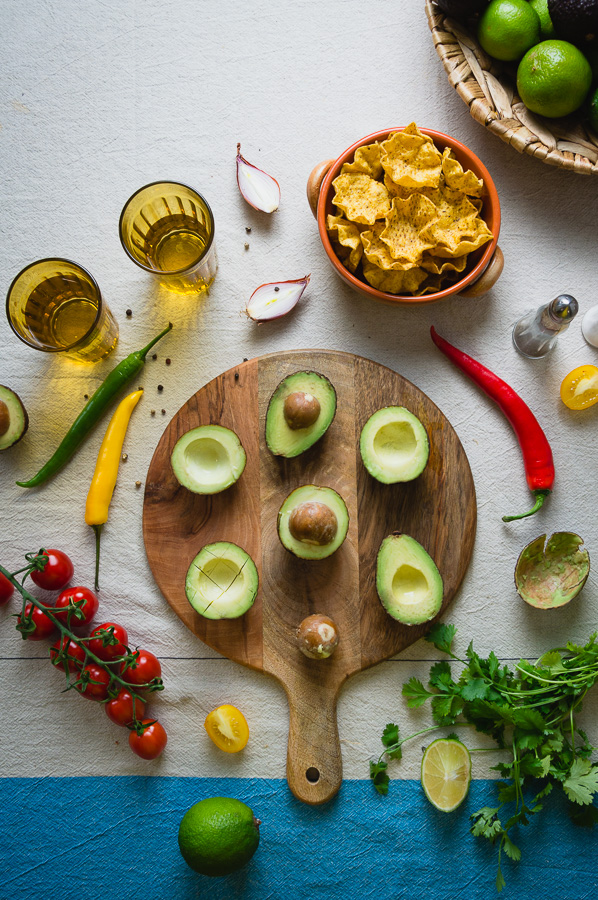 sastojci za namaz od avokada (guacamole)